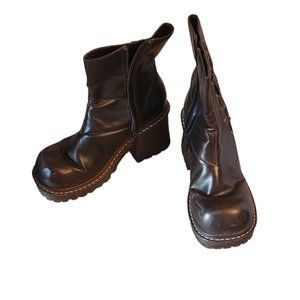 Skechers Vintage 90s City Boot Brown Size 9